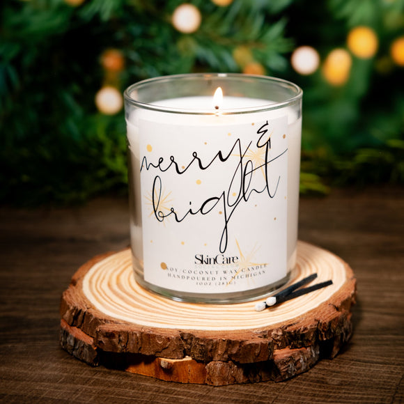 Merry & Bright. 10 oz. Candle