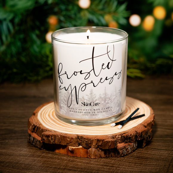 Frosted Cypress 10 oz. Candle